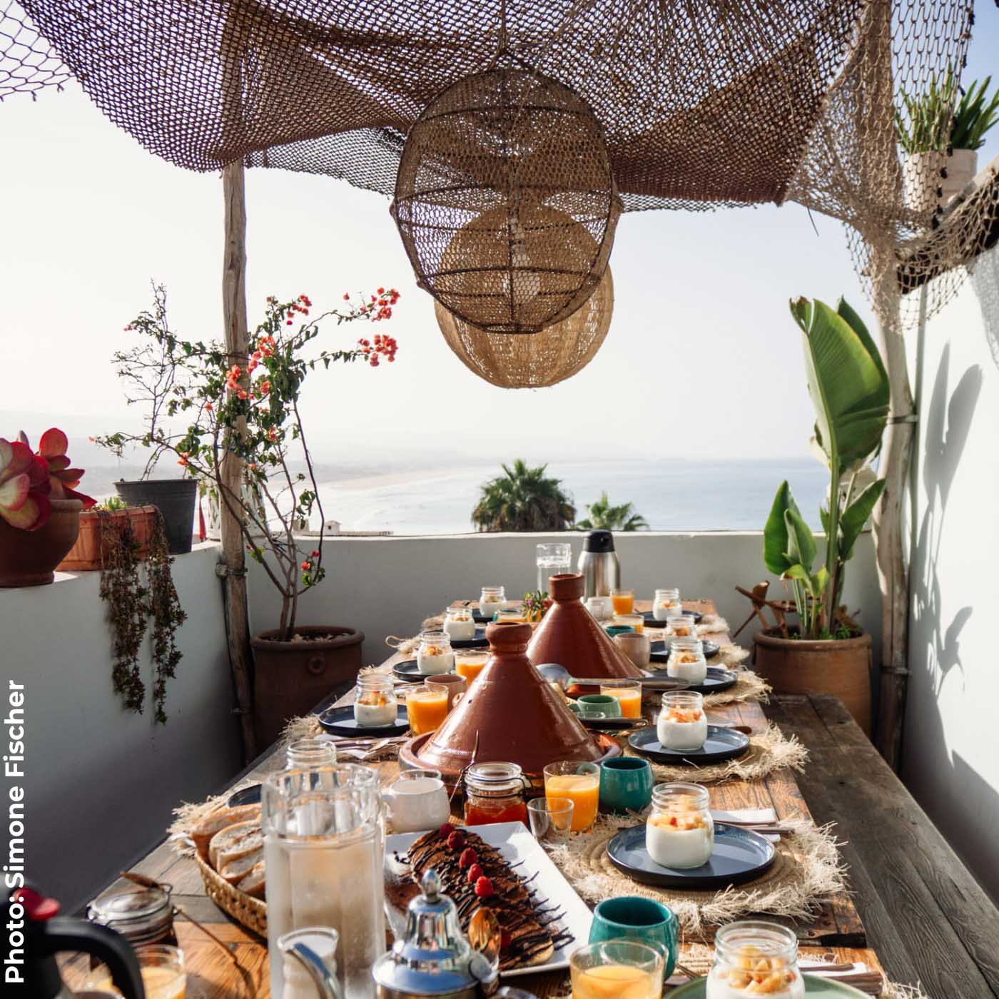 Breakfast at Amayour Surf & Yoga