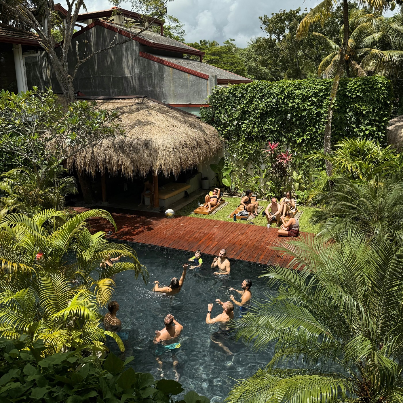 Solid Surf House Pool