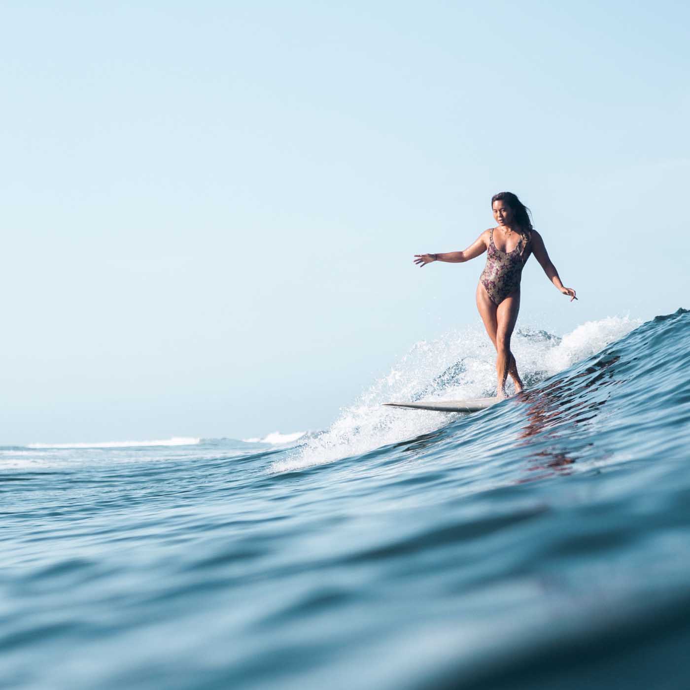 Surfing at Yume Surf Camp