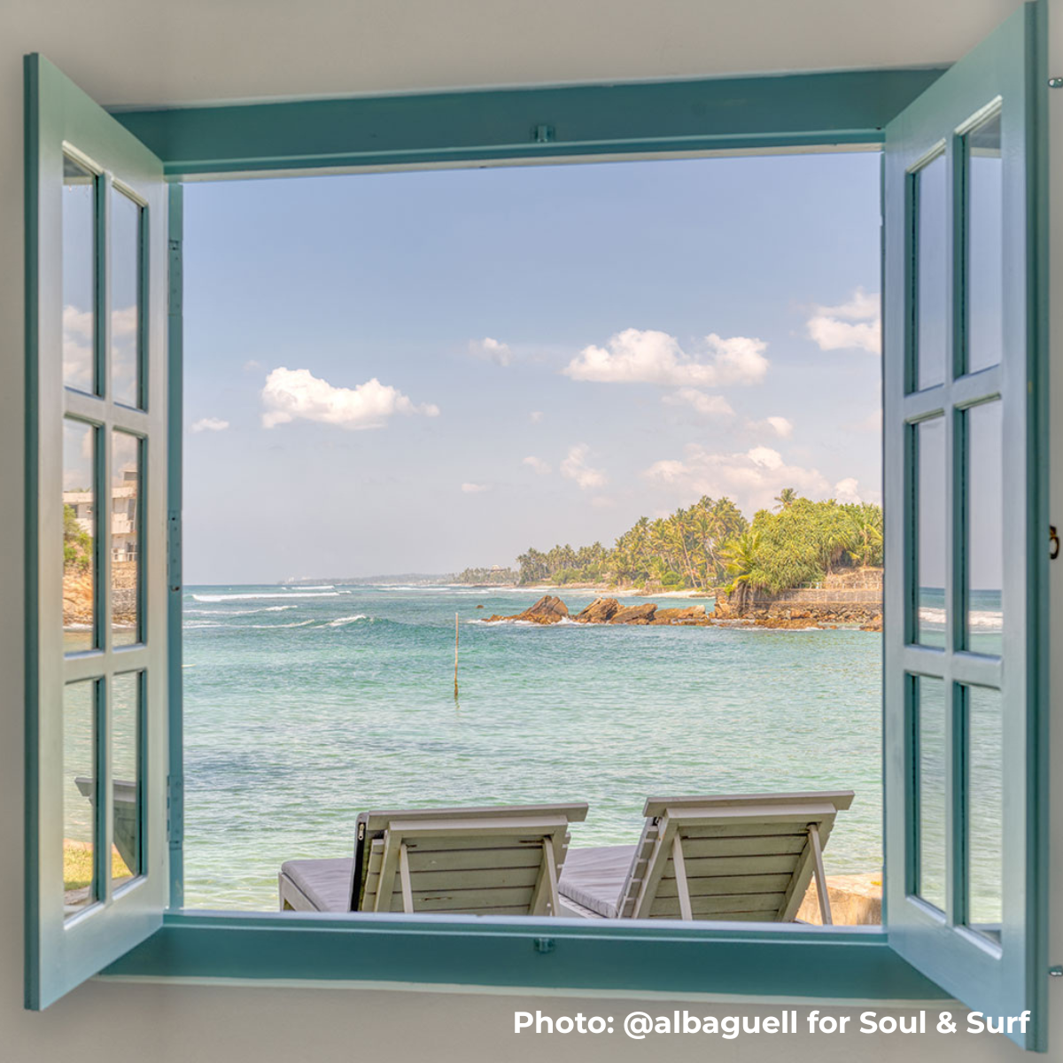 The view at Soul & Surf's Sri Lanka Retreat